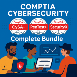 CompTIA cybersecurity CySA+, PenTest+, & SecurityX Complete Bundle
